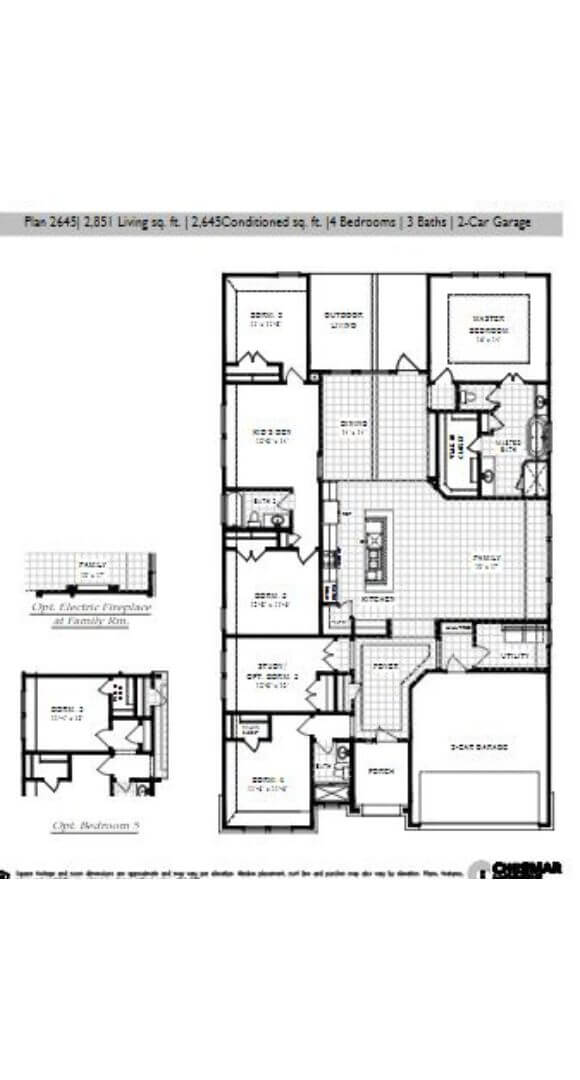 Chesmar Plan Charlene Floorplan in Sweetwater