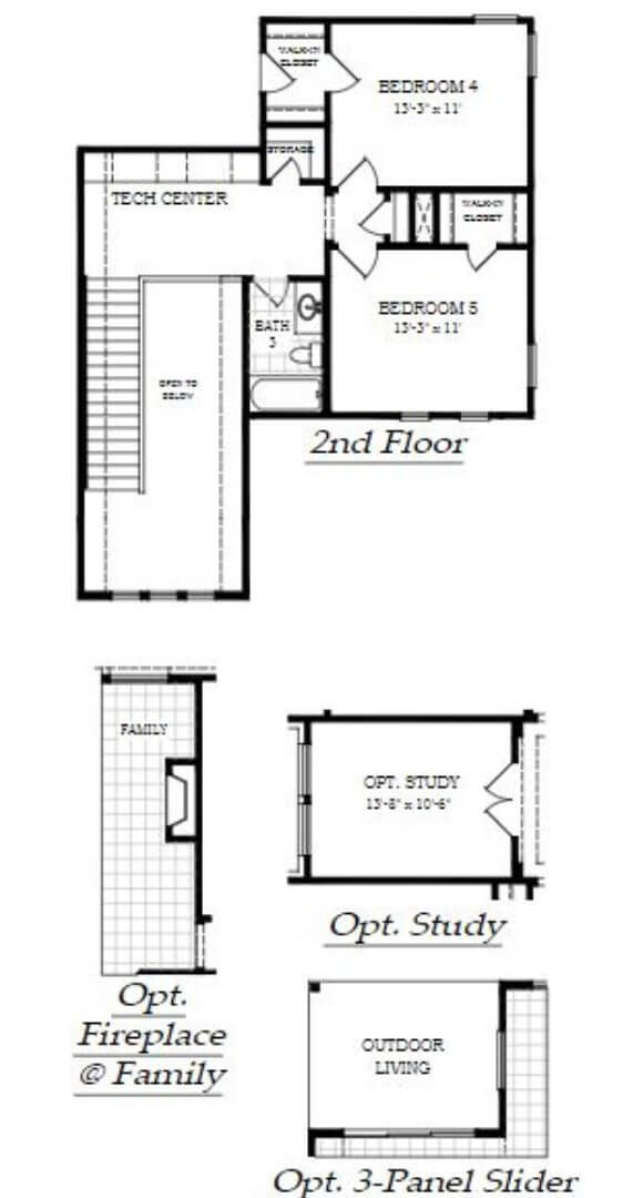 Chesmar Homes Plan Maverick Floorplan 2 in Sweetwater